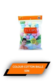 Tulips Colour Cotton Balls 50n